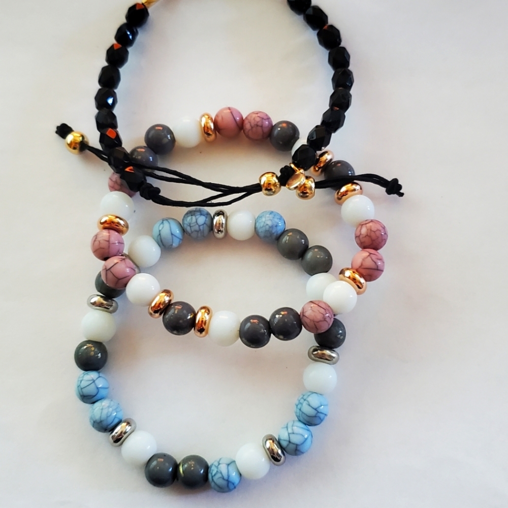 Amelia Rue Kinsley 3 piece  Bracelet Set
